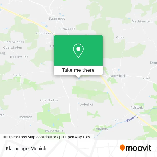 Карта Kläranlage