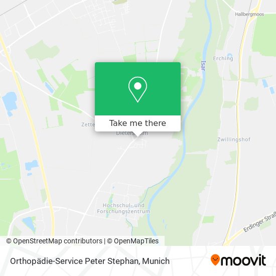 Карта Orthopädie-Service Peter Stephan