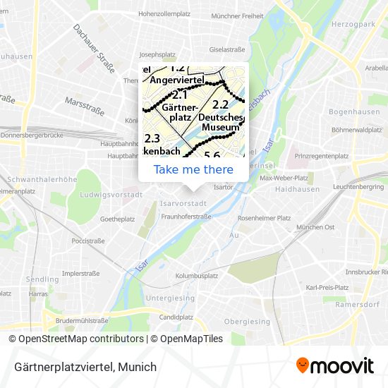 Gärtnerplatzviertel map
