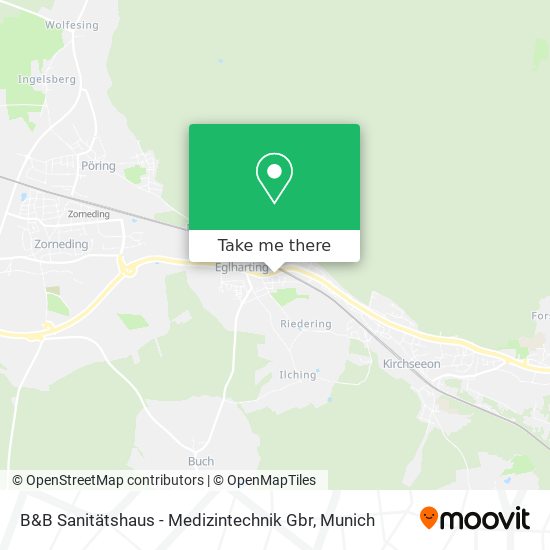 B&B Sanitätshaus - Medizintechnik Gbr map