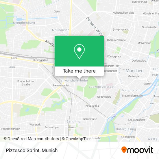 Pizzesco Sprint map