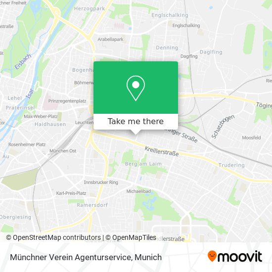 Münchner Verein Agenturservice map