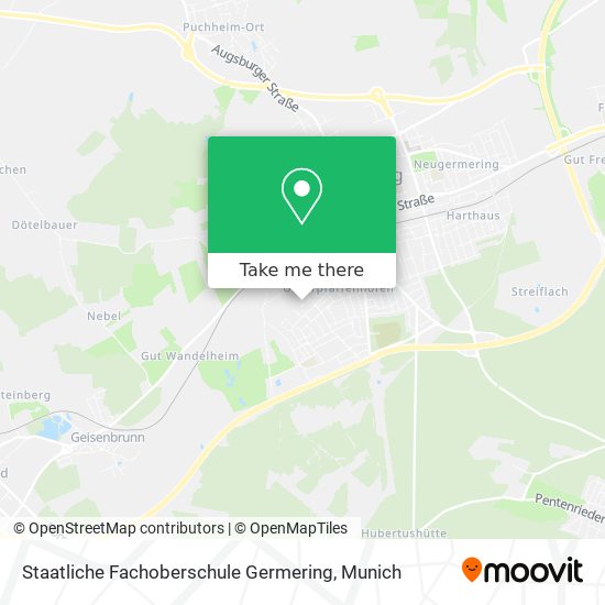 Staatliche Fachoberschule Germering map