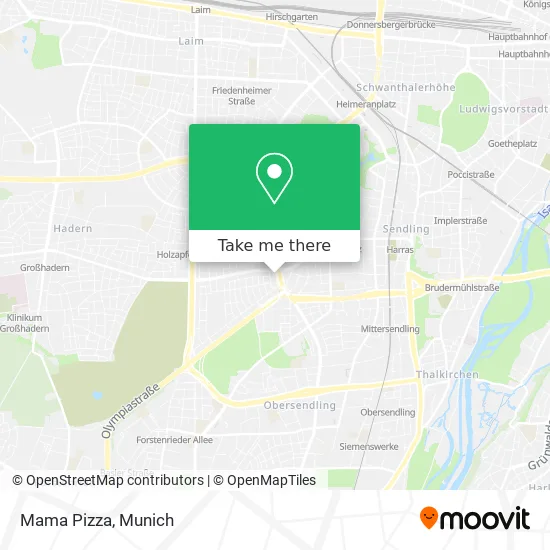 Карта Mama Pizza