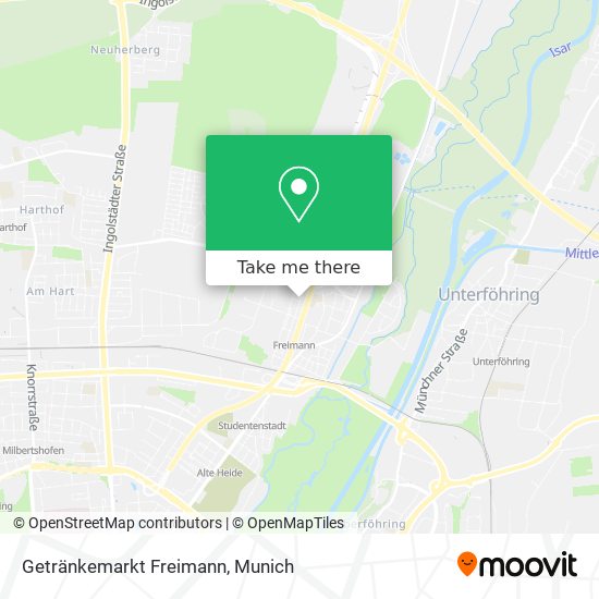Getränkemarkt Freimann map