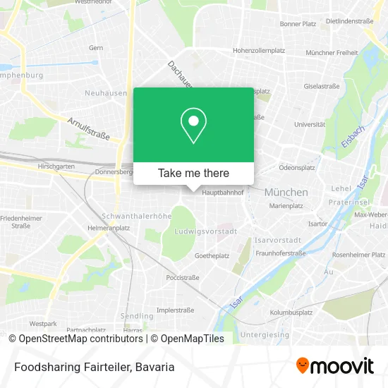 Карта Foodsharing Fairteiler