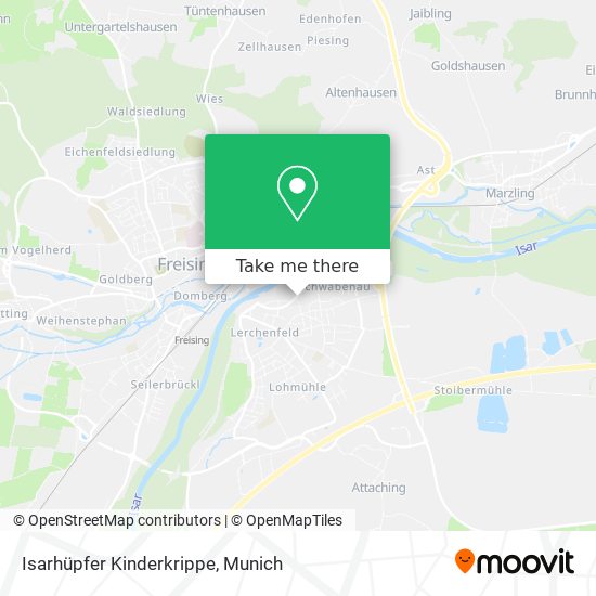 Isarhüpfer Kinderkrippe map
