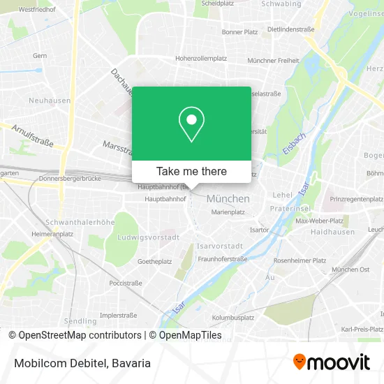 Mobilcom Debitel map