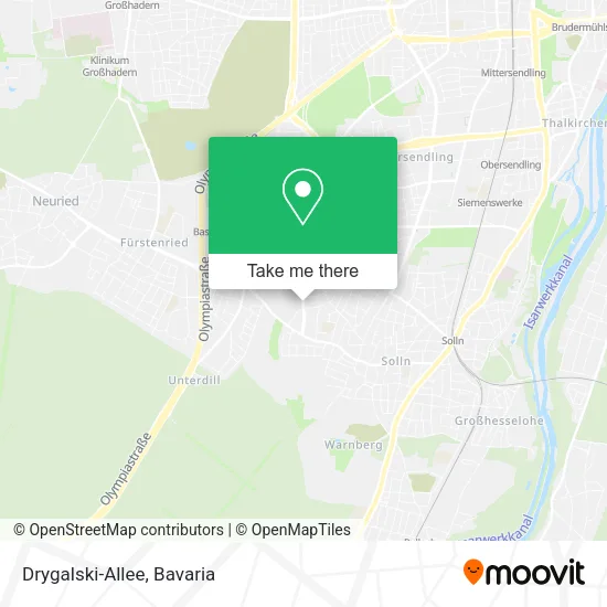 Карта Drygalski-Allee