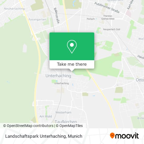 Landschaftspark Unterhaching map