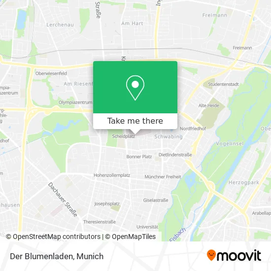 Карта Der Blumenladen