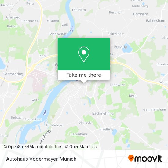 Autohaus Vodermayer map