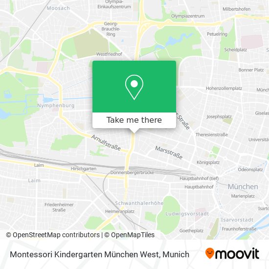 Montessori Kindergarten München West map