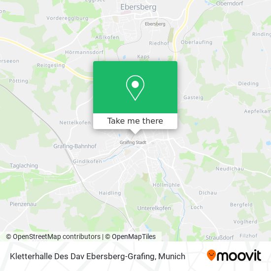Kletterhalle Des Dav Ebersberg-Grafing map