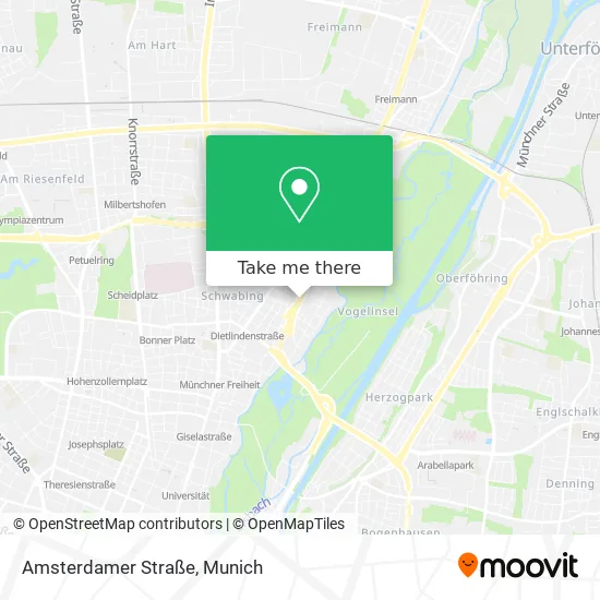Карта Amsterdamer Straße