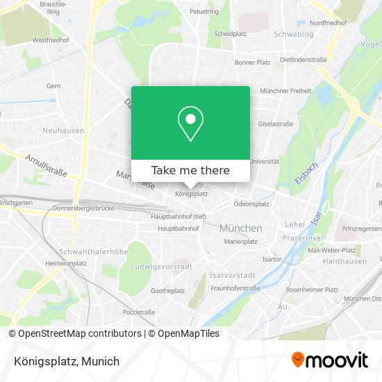 Königsplatz map