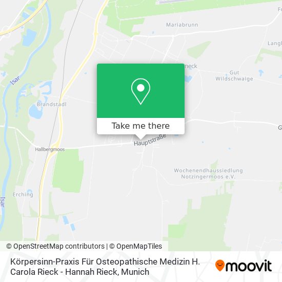 Körpersinn-Praxis Für Osteopathische Medizin H. Carola Rieck - Hannah Rieck map