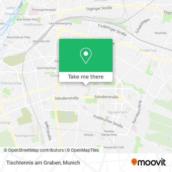 Tischtennis am Graben map