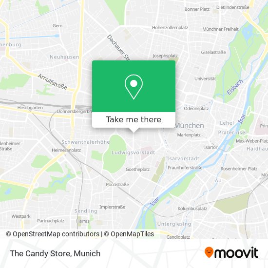 The Candy Store map