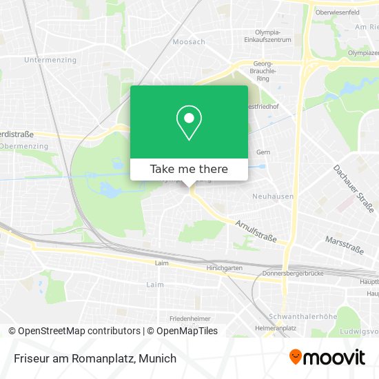 Friseur am Romanplatz map