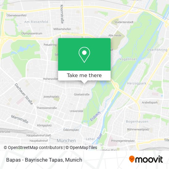 Bapas - Bayrische Tapas map