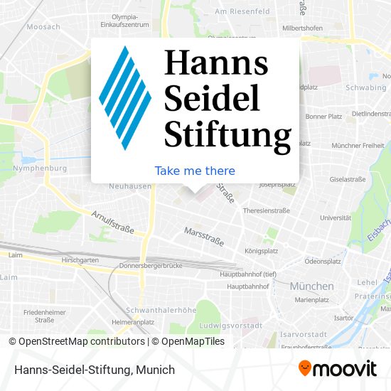 Карта Hanns-Seidel-Stiftung