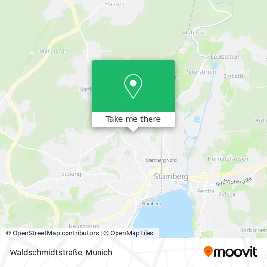 Карта Waldschmidtstraße