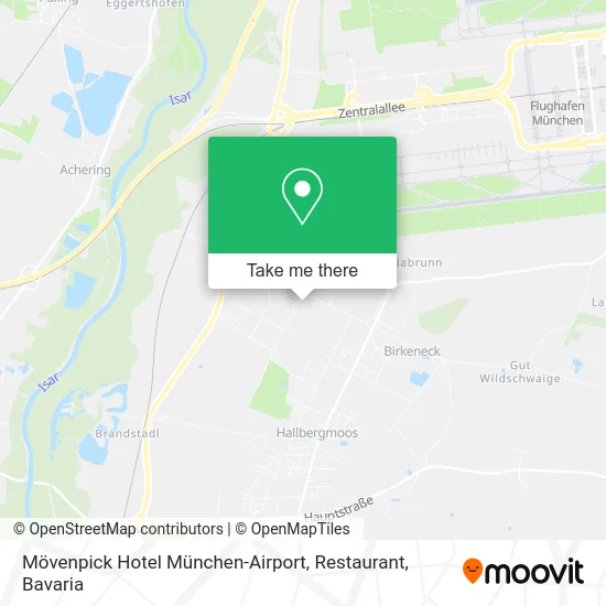 Карта Mövenpick Hotel München-Airport, Restaurant