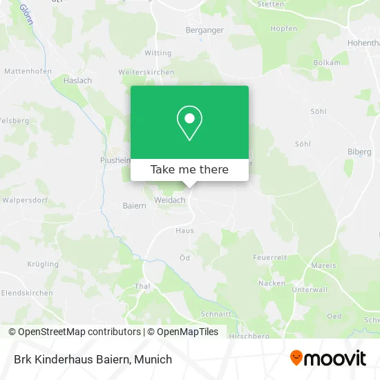 Карта Brk Kinderhaus Baiern