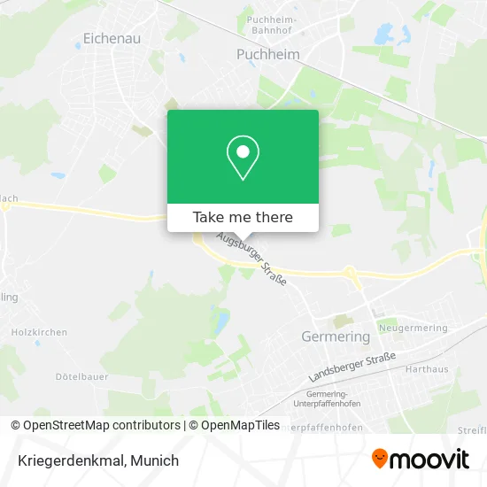 Карта Kriegerdenkmal