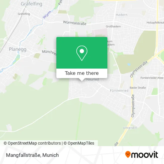 Карта Mangfallstraße