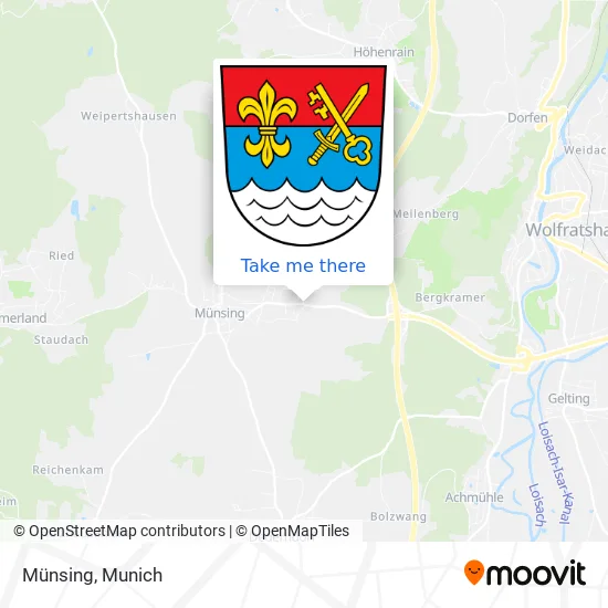 Карта Münsing