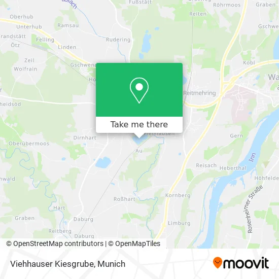 Карта Viehhauser Kiesgrube
