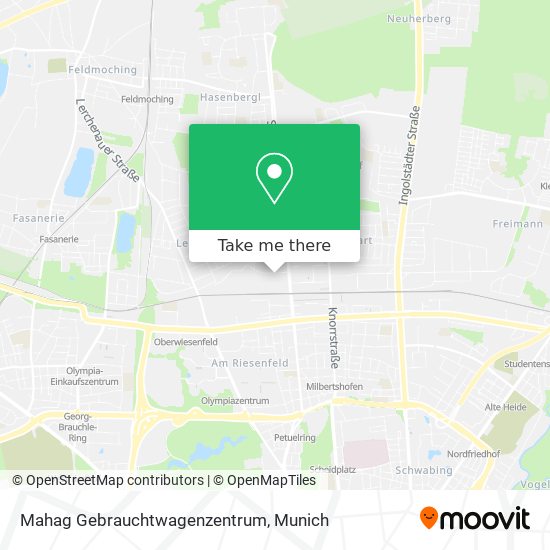 Mahag Gebrauchtwagenzentrum map