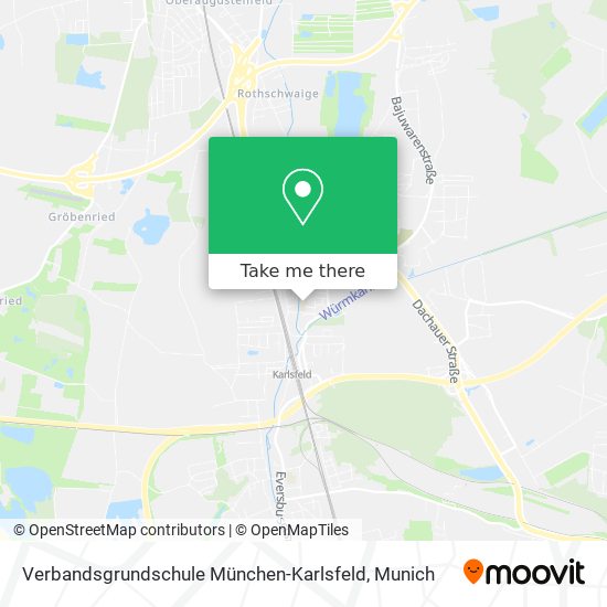 Verbandsgrundschule München-Karlsfeld map