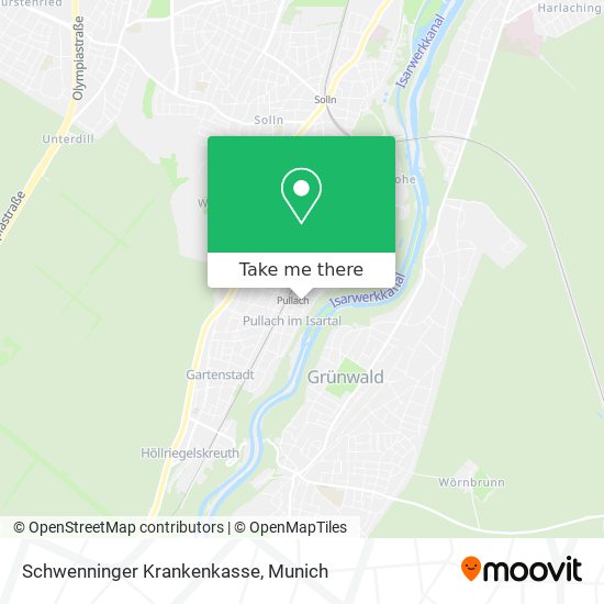 Schwenninger Krankenkasse map