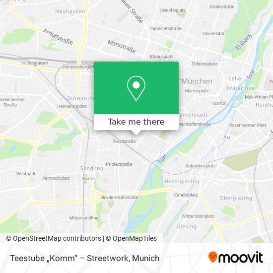 Teestube „Komm“ – Streetwork map