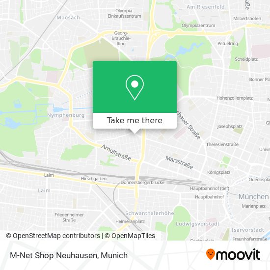 M-Net Shop Neuhausen map