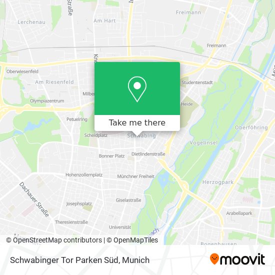 Schwabinger Tor Parken Süd map