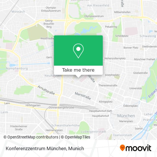 Карта Konferenzzentrum München