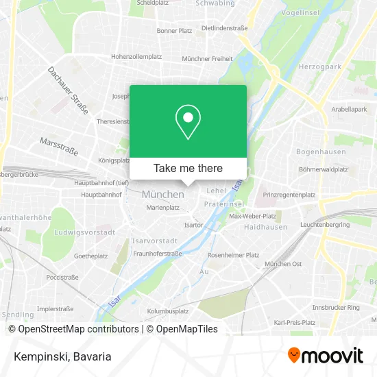 Карта Kempinski