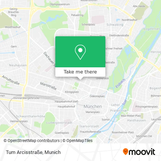 Tum Arcisstraße map