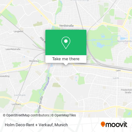 Карта Holm Deco-Rent + Verkauf