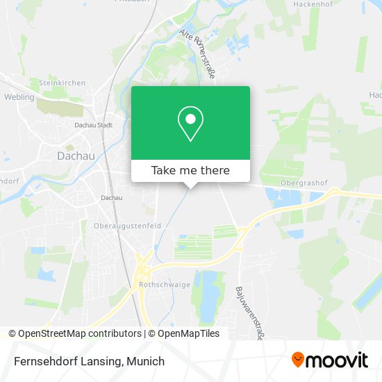 Fernsehdorf Lansing map