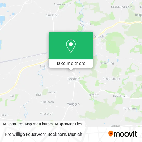 Карта Freiwillige Feuerwehr Bockhorn