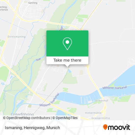 Ismaning, Hennigweg map
