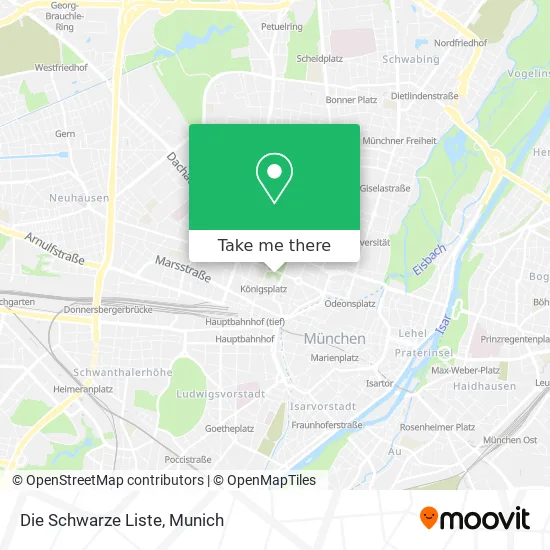 Карта Die Schwarze Liste