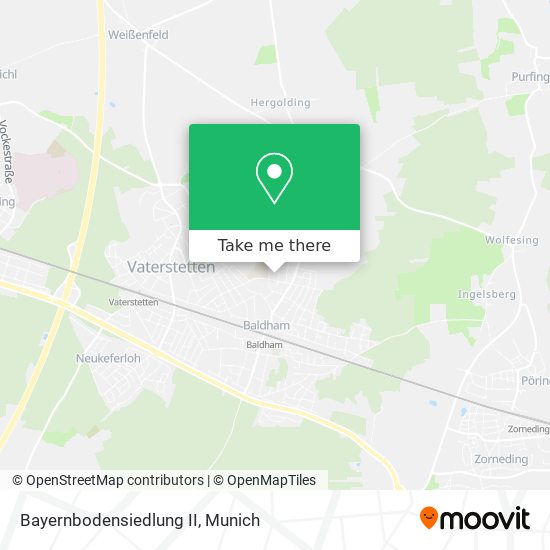Bayernbodensiedlung II map
