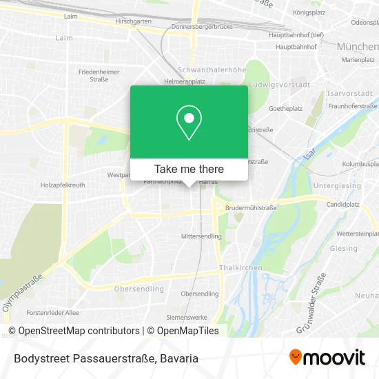 Карта Bodystreet Passauerstraße