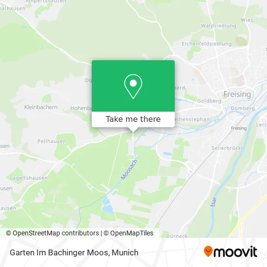 Карта Garten Im Bachinger Moos